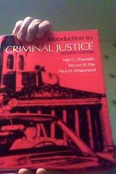 Cover Art for 9780134800202, Introduction to Criminal Justice by Neil C Chamelin