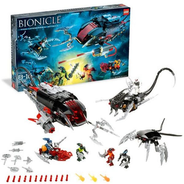 Cover Art for 0673419091855, Toa Undersea Attack Set 8926 by Lego