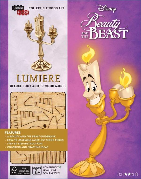 Cover Art for 9781682981207, IncredibuildsDisney's Beauty and the Beast: Lumiere Deluxe B... by Ramin Zahed