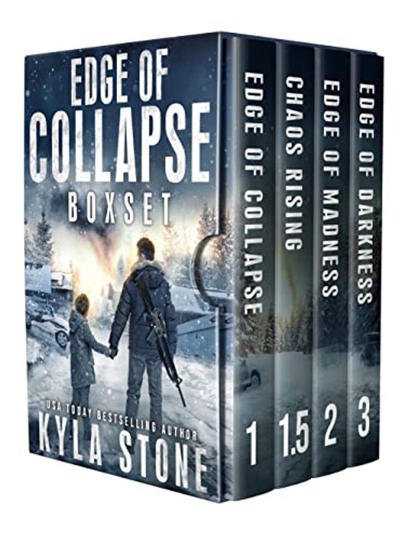 Cover Art for B0BJW5GSDS, Edge of Collapse: Box Set Books 1-3: A Post-Apocalyptic EMP Survival Thriller by Kyla Stone