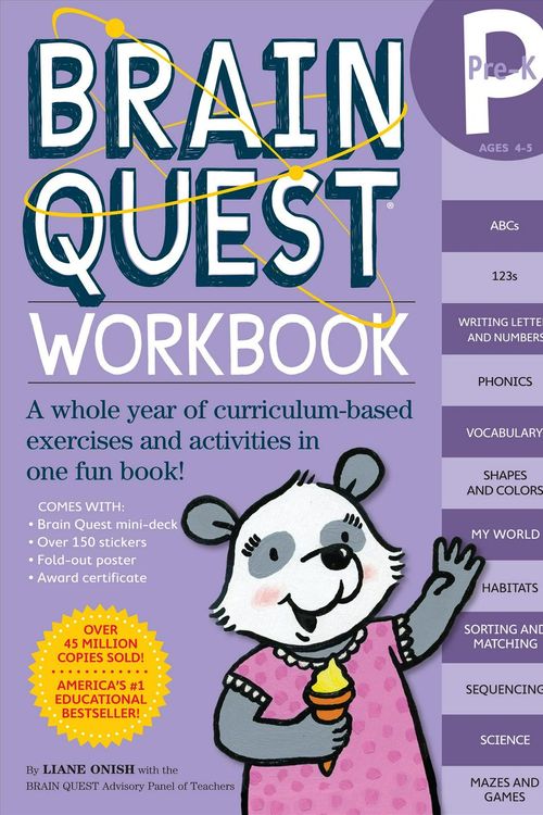 Cover Art for 9780761149613, Brain Quest Pre-K Workbook by Liane Onish
