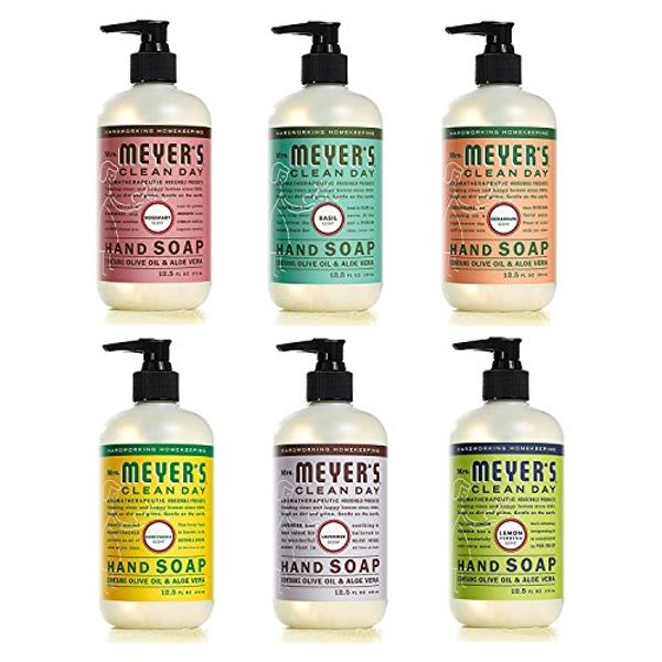 Cover Art for 0885259947166, Mrs. Meyers Clean Day Liquid Hand Soap 6 Scent Variety Pack, 12.5 oz Each (6 CT) by Unbranded