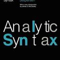 Cover Art for 9780226398808, Jespersen: Analytic Syntax (Pr Only) by Otto Jespersen