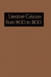 Cover Art for 9780787687212, Literature Criticism from 1400 to 1800 by Professor Thomas J Schoenbaum