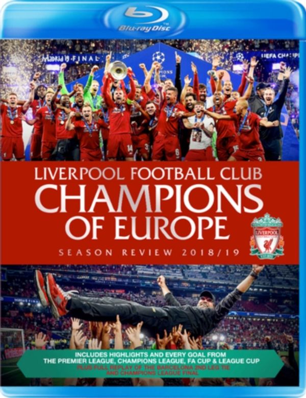 Cover Art for 5060105727368, Liverpool Football Club Champions of Europe Season Review 2018/19 [Blu-ray] by Unbranded