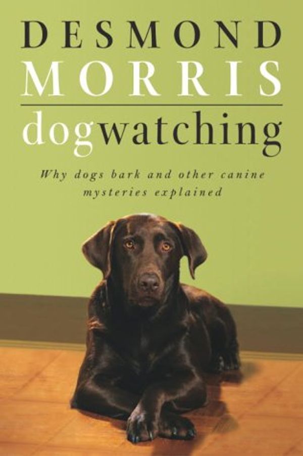 Cover Art for 9780517880555, Dogwatching by Desmond Morris