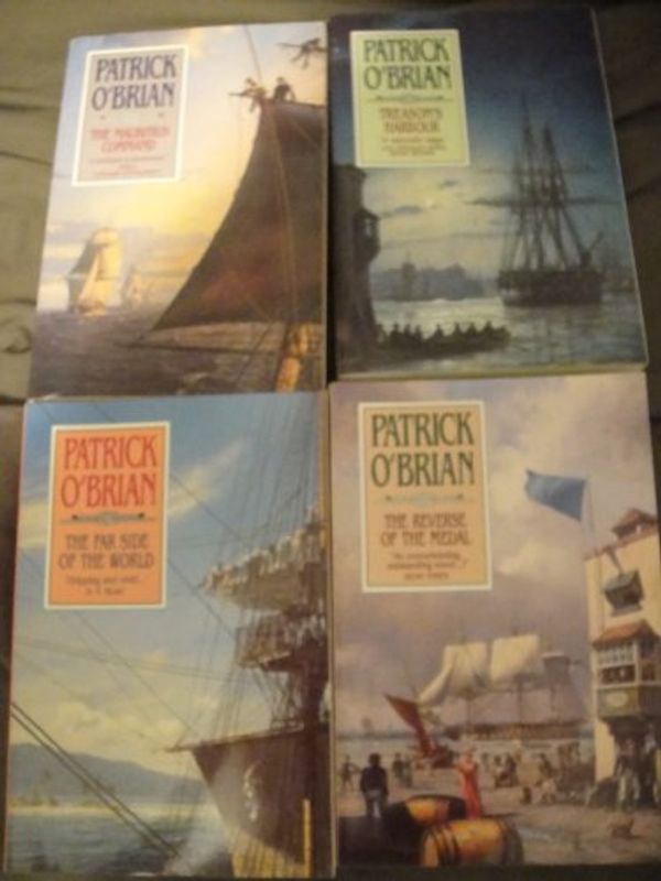 Cover Art for B005MV120E, Patrick O'Brian (Aubrey/Maturin Novels) Collection: The Mauritius Command+Treason's Harbour+The Far Side of The World+The Reverse of The Medal by Patrick O'Brian