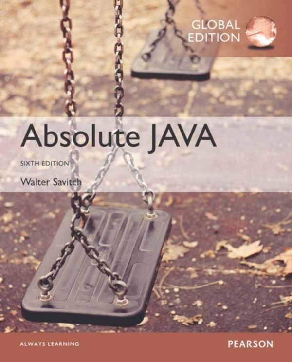Cover Art for 9781292109220, Absolute Java by Walter Savitch, Kenrick Mock