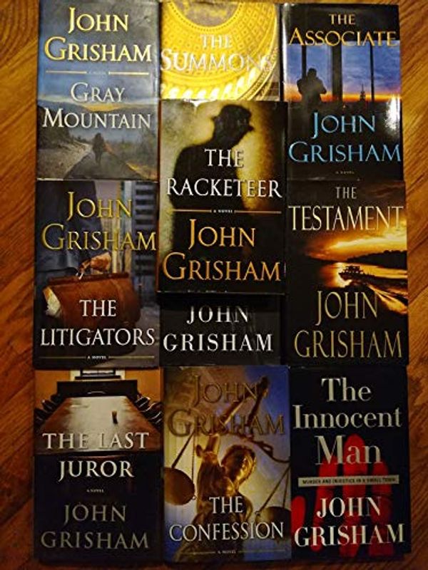 Cover Art for B081SFC3QC, Set of 10 John Grisham Hardcover Thrillers: Gray Mountain; The Summons, Racketeer, Associate, Litigators, Appeal, Testament, Innocent Man (non fiction), Confession, and Last Juror by John Grisham