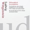 Cover Art for 9781405159289, PHILOSOPHICAL INVESTIGATIONS by Ludwig Wittgenstein