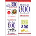 Cover Art for 9789123966974, The Fast 800, The Fast 800 Recipe Book, The Fast 800 Health Journal, Nom Nom Fast 800 Cookbook 4 Books Collection Set by Justine Pattison Dr Clare Bailey, Michael Mosley, Iota