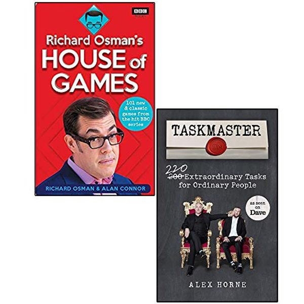 Cover Art for 9789124091286, Richard Osman's House of Games and Taskmaster: 220 Extraordinary Tasks for Ordinary People 2 Books Collection Set by Richard Osman/Alan Connor, Alex Horne