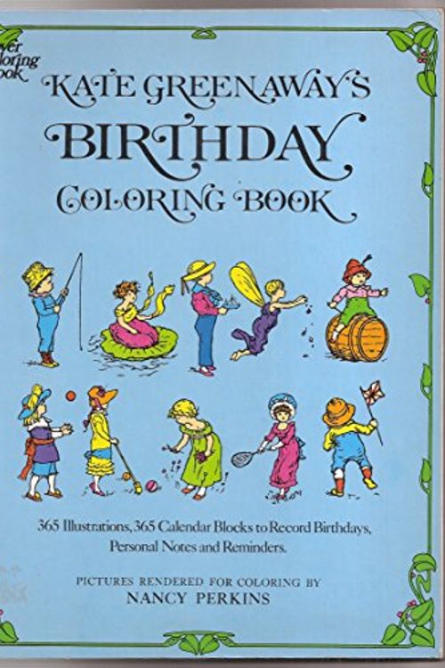 Cover Art for 9780486230504, Kate Greenaway's Birthday Book (Colouring Books) by Kate Greenaway