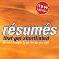 Cover Art for 9781741143928, Resumes that get shortlisted by Jim Bright, Joanne Earl