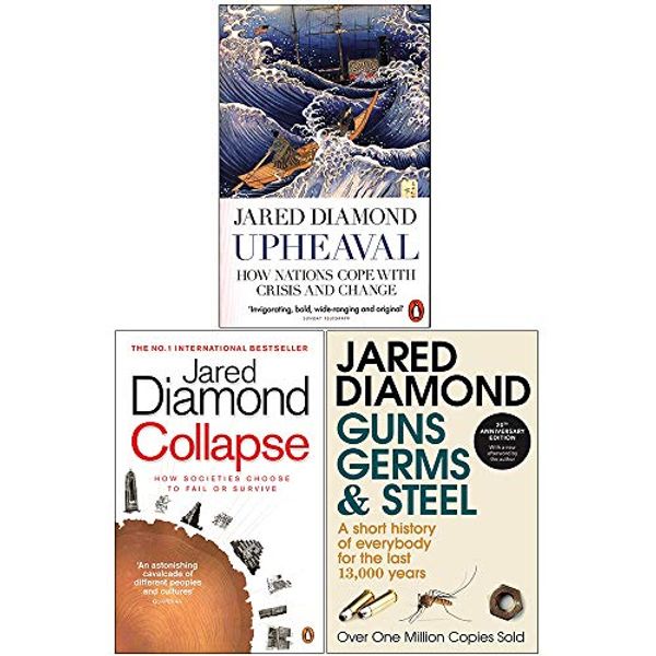 Cover Art for 9789124040437, Jared Diamond 3 Books Collection Set(Upheaval, Collapse Guns, Germs and Steel) by Jared Diamond