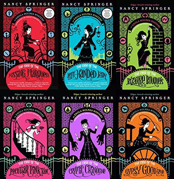 Cover Art for B08SNST16Z, Enola Holmes Mystery Series by Nancy Springer