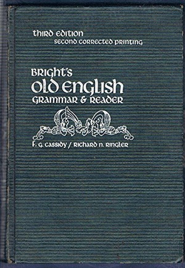 Cover Art for 9780030847134, Old English Grammar and Reader by J.w. Bright