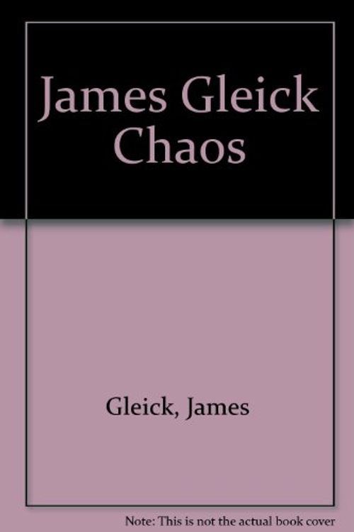Cover Art for 9789991385839, James Gleick Chaos by James Gleick