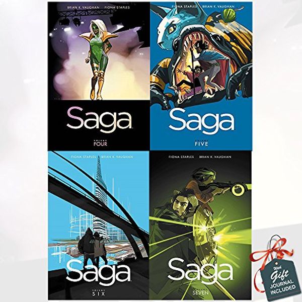 Cover Art for 9789123567591, Saga Comic Series 2 : 4 Books Bundle Collection with Gift Journal By Brian K Vaughan by Brian K Vaughan