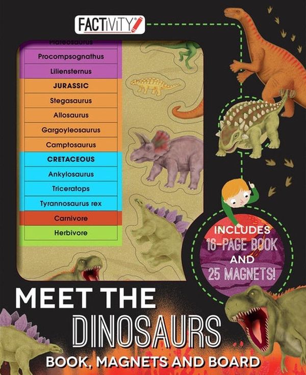 Cover Art for 9780655216445, Magnetic Folder - Meet the Dinosaurs Factivity by Lake Press