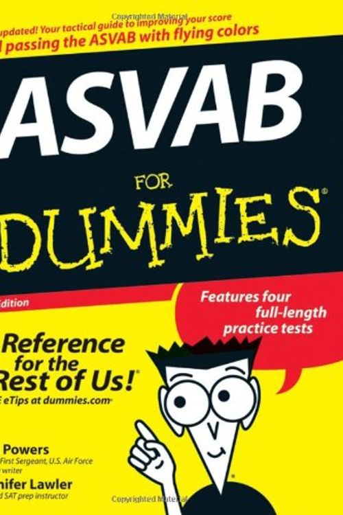 Cover Art for 9780470106716, ASVAB For Dummies by Rod Powers, Jennifer Lawler