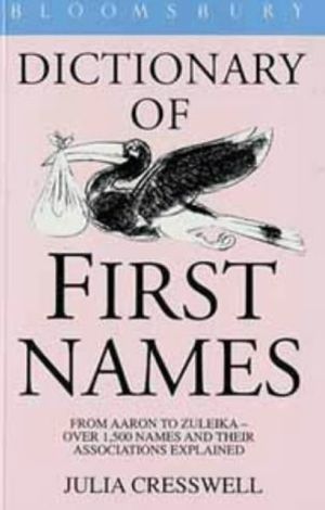 Cover Art for 9780747512233, Bloomsbury Dictionary of First Names by Julia Cresswell