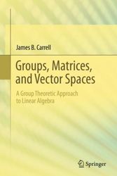 Cover Art for 9780387794273, A Group Theoretic Approach to Abstract Linear Algebra by James B. Carrell