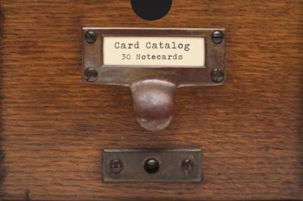 Cover Art for 9781452114323, Card Catalog: 30 Notecards by Chronicle Books