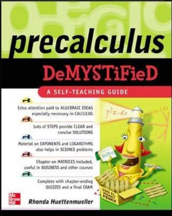 Cover Art for 9780071439275, Pre-calculus Demystified by Rhonda Huettenmueller