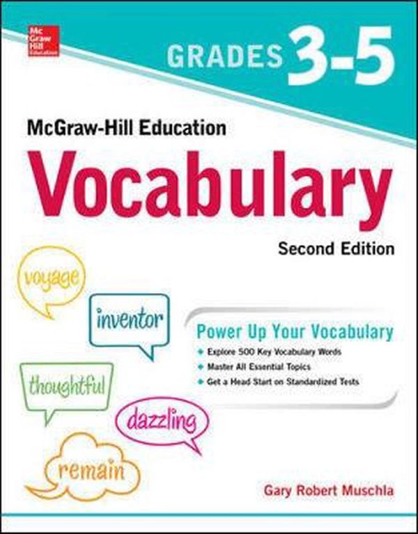 Cover Art for 9781260135190, McGraw-Hill Education Vocabulary Grades 3-5, Second Edition by Gary Muschla