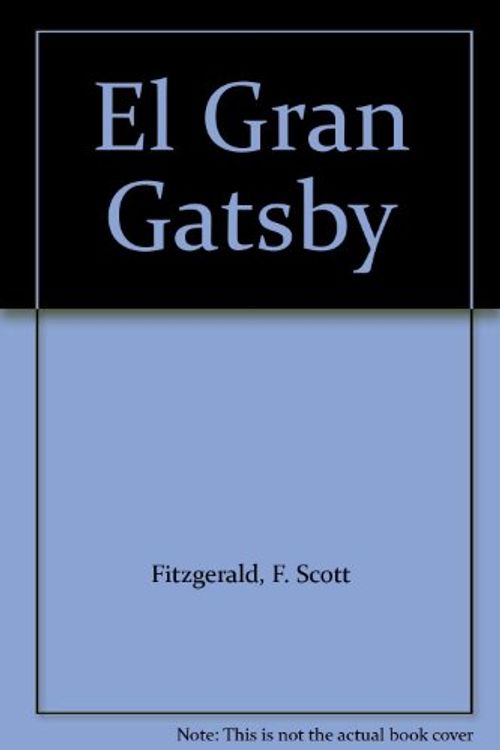 Cover Art for 9789688560662, El Gran Gatsby by F. Scott Fitzgerald
