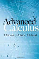 Cover Art for 9780486480909, Advanced Calculus (Dover Books on Mathematics) by Nickerson, H.K; Spencer, D.C.; Steenrod, N.E.