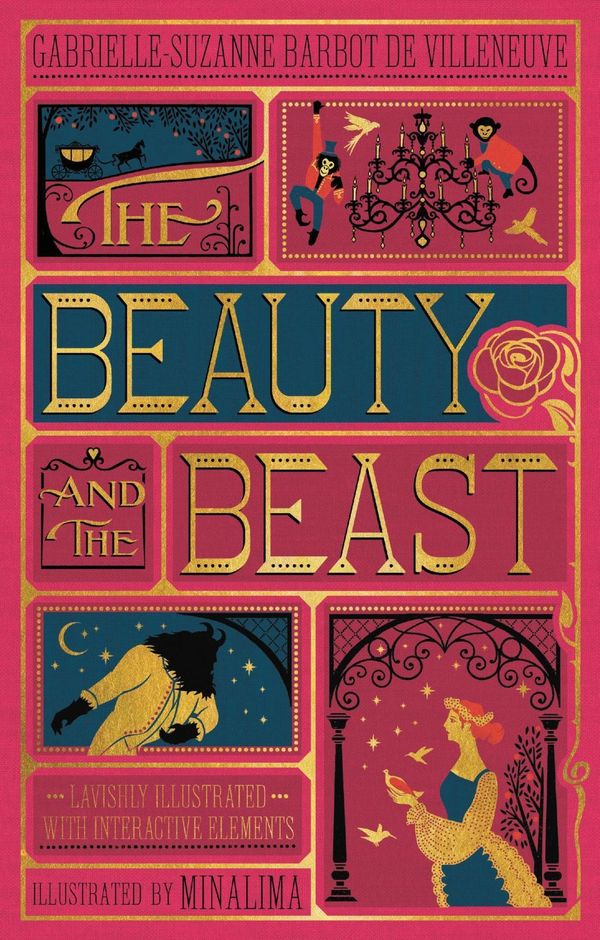 Cover Art for 9780062456212, The Beauty and the Beast (Illustrated with Interactive Elements) by Gabrielle-Suzanna Barbot de Villenueve