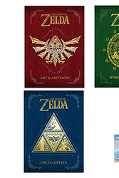 Cover Art for B081TYCZXX, The Legend of Zelda 3 Books Bundle Set : Encyclopedia , Hyrule Historia , Art & Artifacts With Original Sticky Notes by Nintendo