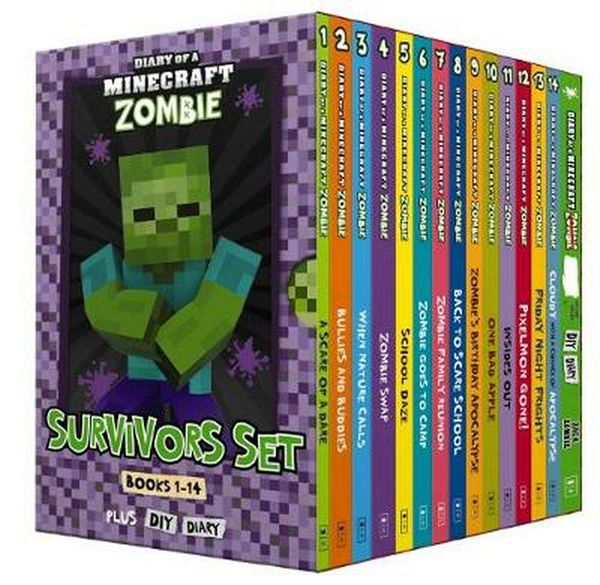 Cover Art for 9781760669409, Diary of a Minecraft Zombie: Survivors Set by Zack Zombie