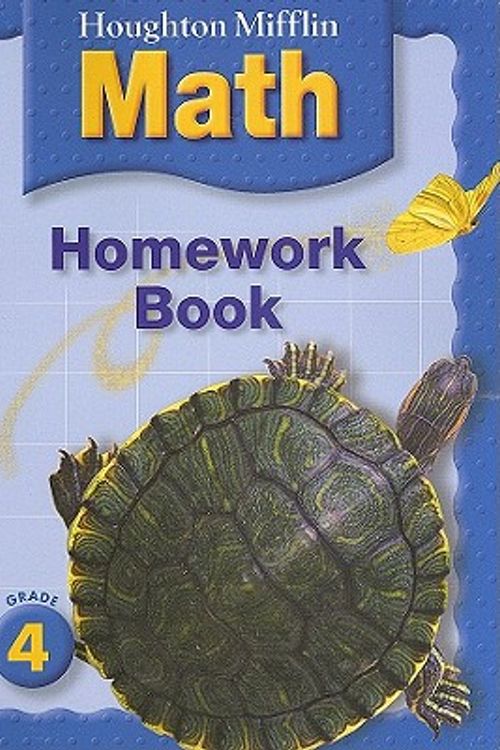 Cover Art for 9780618438020, Houghton Mifflin Math Homework Book by Houghton Mifflin Company