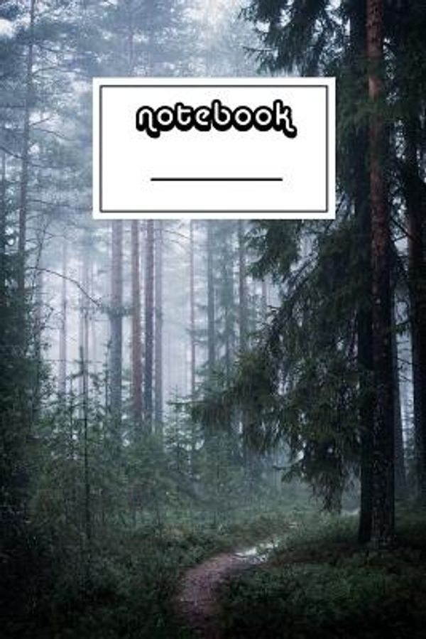 Cover Art for 9781720301417, Notebook: Forest with Fog Notebook Beautiful 100-Page College-Ruled Work Book to Write in Stylish 6 X 9 Lined Journal (Cool Notebooks) by Shy Panda Notebooks