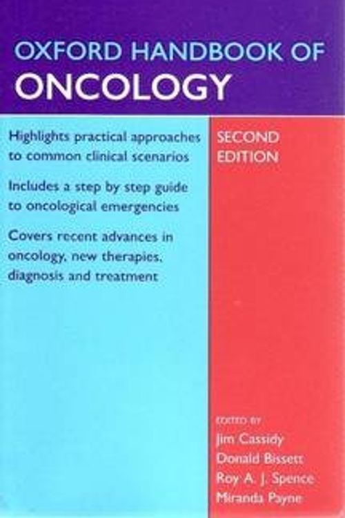 Cover Art for 9780198567875, Oxford Handbook of Oncology by Jim Cassidy