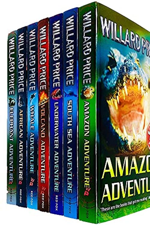 Cover Art for 9781529130263, Hal & Roger Hunt Adventures Book Series Books 1 - 7 Collection Set by Willard Price (Amazon Adventure, South Sea, Underwater, Volcano, Whale, African & Elephant) by Willard Price