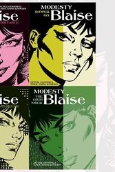 Cover Art for B01HCA2G1G, Modesty Blaise Graphic Novels 4 Books Bundle Collection (The Grim Joker, The Killing Distance,The Young Mistress,Ripper Jax) by Peter ODonnell (2016-06-07) by 