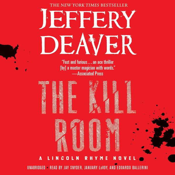 Cover Art for 9781611132557, The Kill Room by Jeffery Deaver