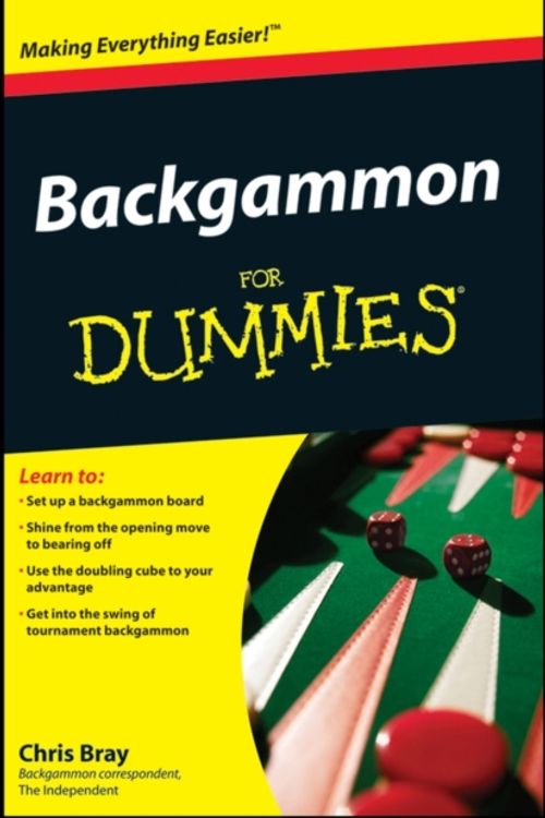 Cover Art for 9780470770856, Backgammon for Dummies by Chris Bray