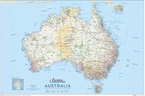 Cover Art for 9313006020691, Australia for Adventurers and Dreamers Map by Australian Geographic