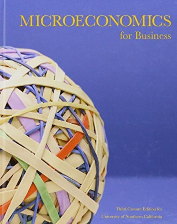 Cover Art for 9781269952774, Microeconomics for Business by Robert S. Pindyck; Daniel L. Rubinfeld; R. Glenn Hubbard; Anthony Patrick O'Brien