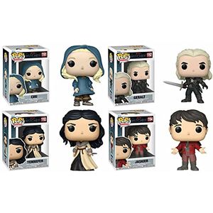 Cover Art for B09NF3V6VY, Funko Pop! Television: The Witcher Collectible Vinyl Figures, 3.75" (Set of 4) by Unknown