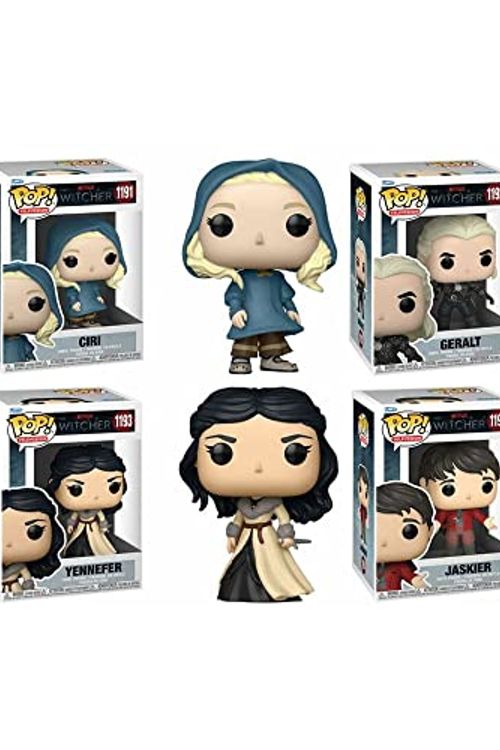 Cover Art for B09NF3V6VY, Funko Pop! Television: The Witcher Collectible Vinyl Figures, 3.75" (Set of 4) by Unknown