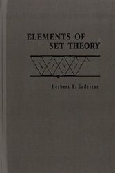 Cover Art for 9780122384400, Elements of Set Theory by Herbert B. Enderton