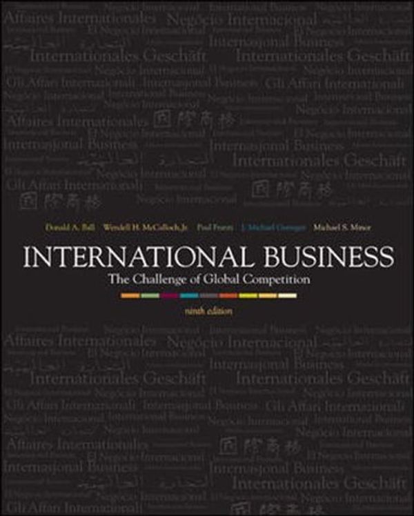 Cover Art for 9780071215824, International Business by Donald A. Ball, Wendell H. McCulloch