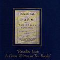 Cover Art for 9780820703923, Paradise Lost - A Poem Written in Ten Books by John T. Shawcross