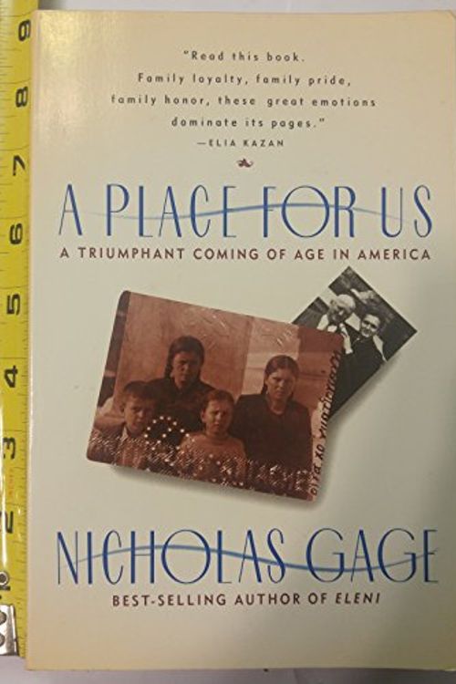 Cover Art for 9780671725853, A Place for Us by Nicholas Gage